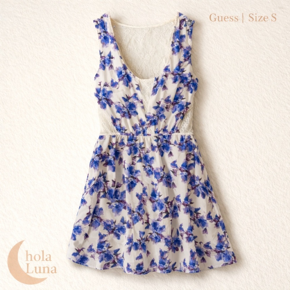 GUESS FLORAL LACE DRESS